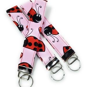 Keychain | Keyfob | Lanyard Wristlet - Ladybugs